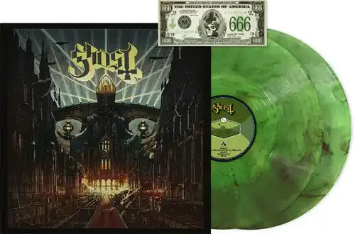 Ghost Meliora Deluxe 10th Anniversary – Green Smoke Colored Vinyl – VINYL LP