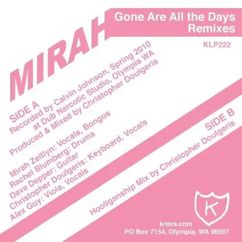 Mirah – Gone Are All The Days Siren Records