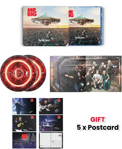 Mr. Big The BIG Finish Live – 2 SACD Hybrid Multi-Channel + Gift “5x Postcards” – SUPER-AUDIO CD